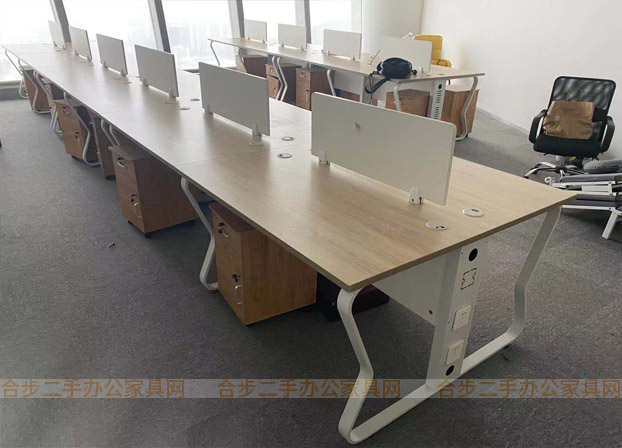 二手办公桌简约现代1.2米职员桌办公室工位桌